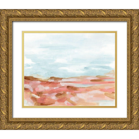 Sunset Shoals II Gold Ornate Wood Framed Art Print with Double Matting by Vess, June Erica