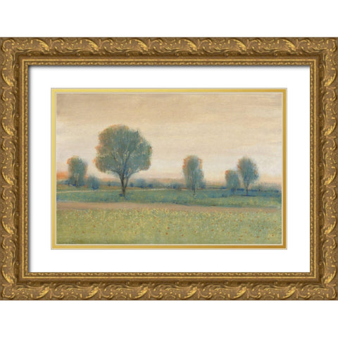 Path at Sunset I Gold Ornate Wood Framed Art Print with Double Matting by OToole, Tim