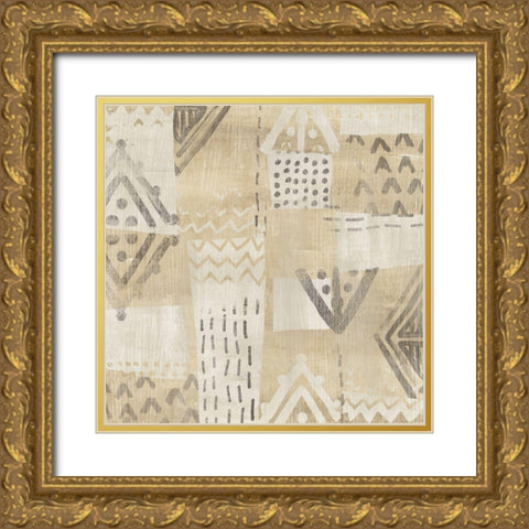 Sacred Windows I Gold Ornate Wood Framed Art Print with Double Matting by Vess, June Erica