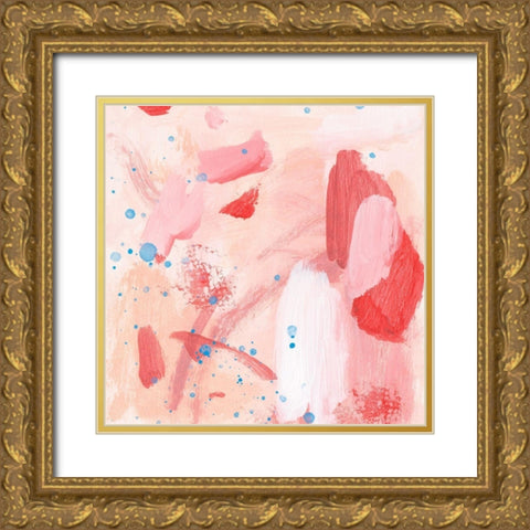 Pink Sky I Gold Ornate Wood Framed Art Print with Double Matting by Wang, Melissa