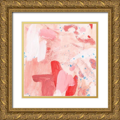 Pink Sky II Gold Ornate Wood Framed Art Print with Double Matting by Wang, Melissa
