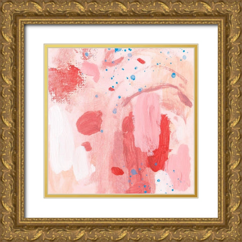 Pink Sky IV Gold Ornate Wood Framed Art Print with Double Matting by Wang, Melissa