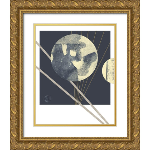 Planetary Weights I Gold Ornate Wood Framed Art Print with Double Matting by Green, Jacob