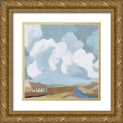 Another Place II Gold Ornate Wood Framed Art Print with Double Matting by Wang, Melissa