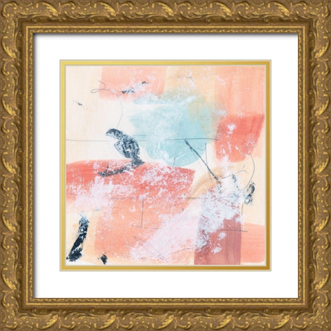 Warm Underneath I Gold Ornate Wood Framed Art Print with Double Matting by Wang, Melissa