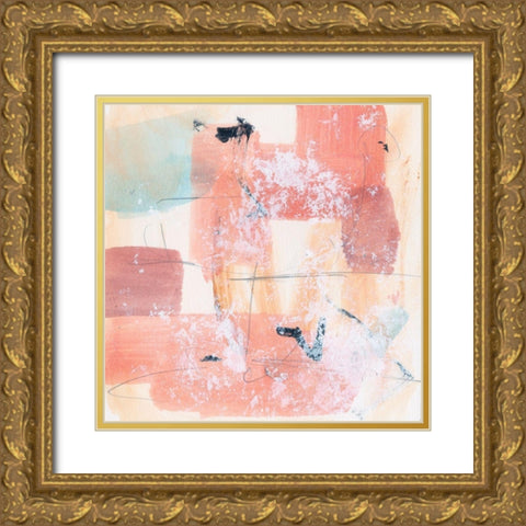 Warm Underneath II Gold Ornate Wood Framed Art Print with Double Matting by Wang, Melissa