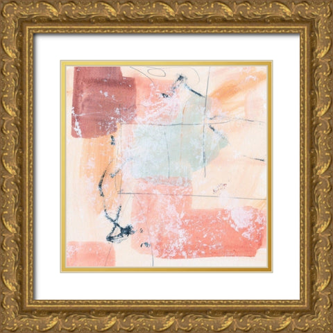 Warm Underneath IV Gold Ornate Wood Framed Art Print with Double Matting by Wang, Melissa