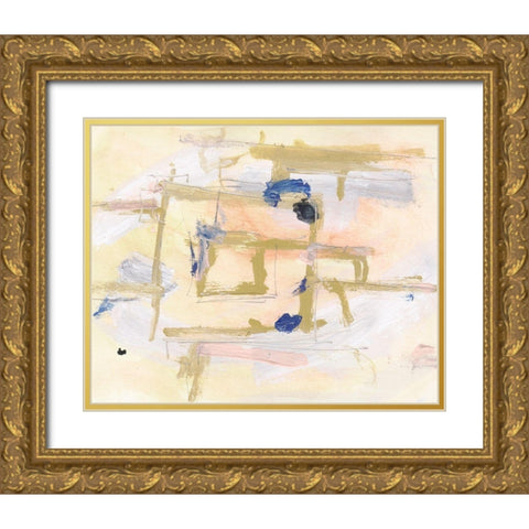 Sunrise City II Gold Ornate Wood Framed Art Print with Double Matting by Wang, Melissa