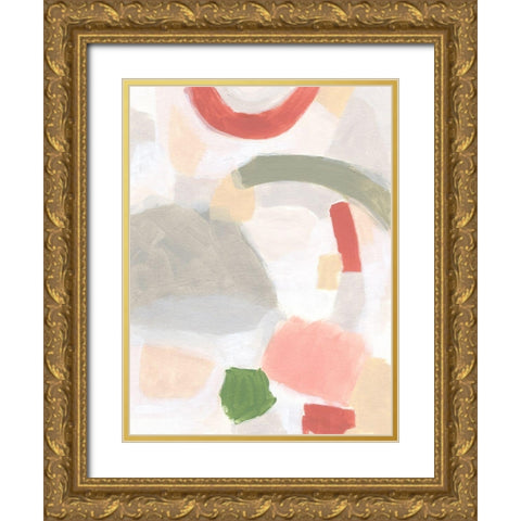 Interior Monologue II Gold Ornate Wood Framed Art Print with Double Matting by Vess, June Erica