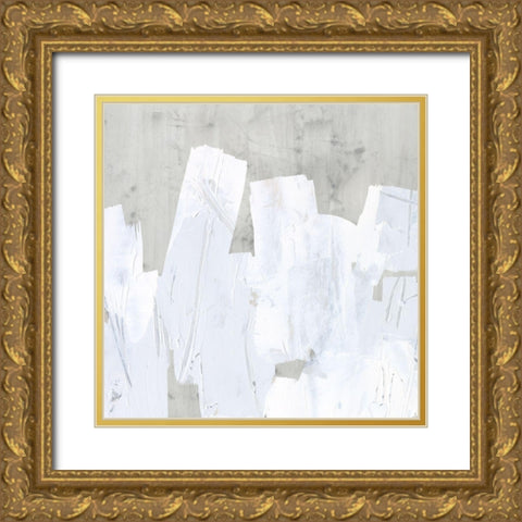 Ice Shield I Gold Ornate Wood Framed Art Print with Double Matting by Vess, June Erica