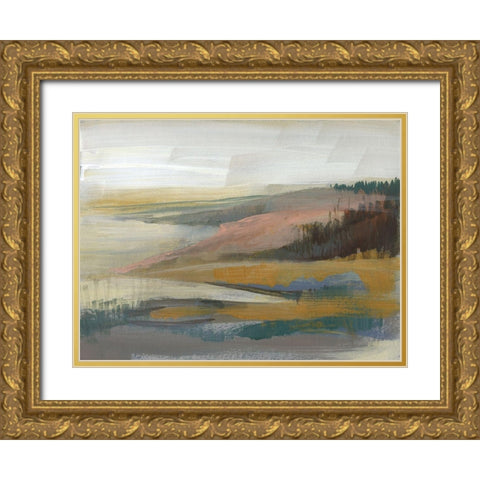 Northwest Cove II Gold Ornate Wood Framed Art Print with Double Matting by Goldberger, Jennifer