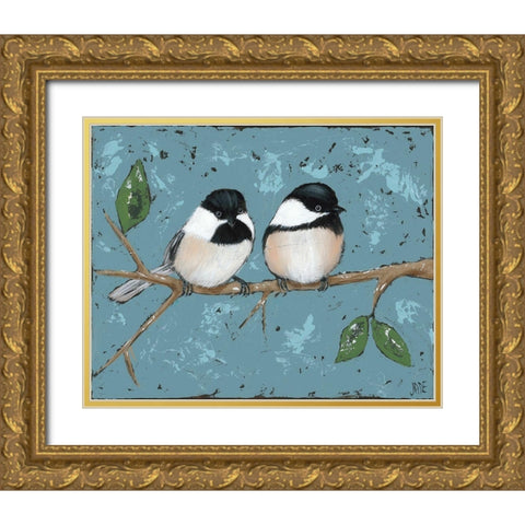 Best Buds I Gold Ornate Wood Framed Art Print with Double Matting by Reynolds, Jade
