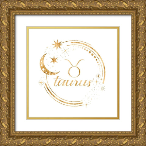 Gilded Astrology II Gold Ornate Wood Framed Art Print with Double Matting by Popp, Grace