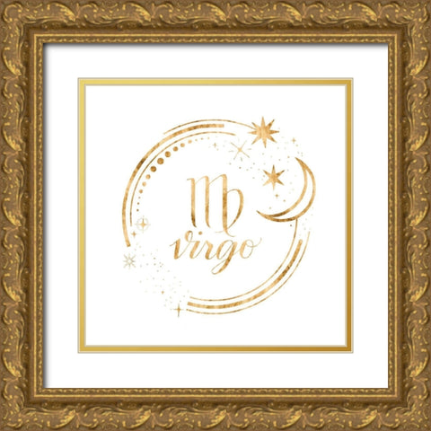 Gilded Astrology VI Gold Ornate Wood Framed Art Print with Double Matting by Popp, Grace