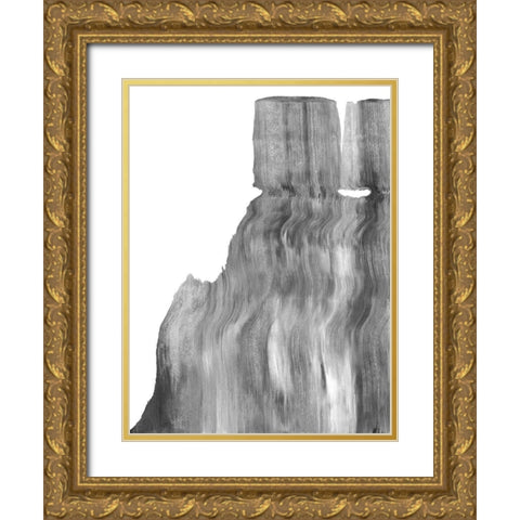 Static I Gold Ornate Wood Framed Art Print with Double Matting by Caroline, Emma