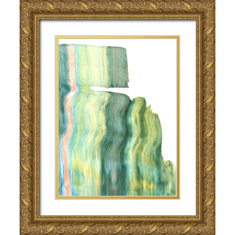 Static IV Gold Ornate Wood Framed Art Print with Double Matting by Caroline, Emma