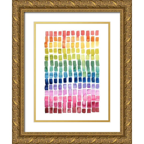 Under the Rainbow II Gold Ornate Wood Framed Art Print with Double Matting by Popp, Grace