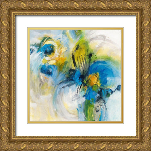 Twirlwind Gold Ornate Wood Framed Art Print with Double Matting by Bothne, Janet