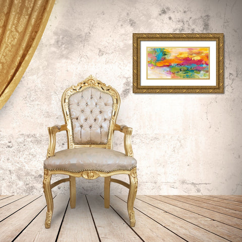 Sailors Delight Gold Ornate Wood Framed Art Print with Double Matting by Bothne, Janet