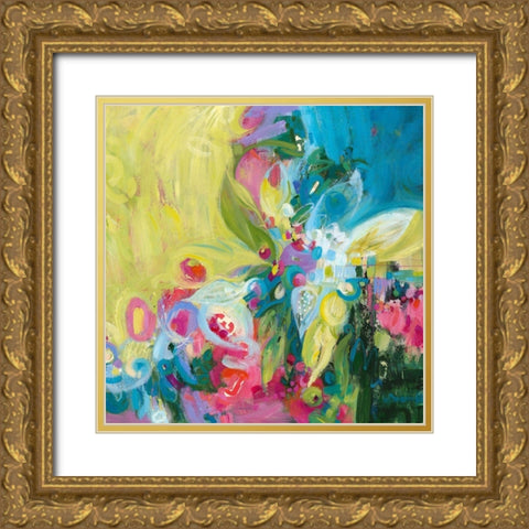 Edwinas Headdress Gold Ornate Wood Framed Art Print with Double Matting by Bothne, Janet