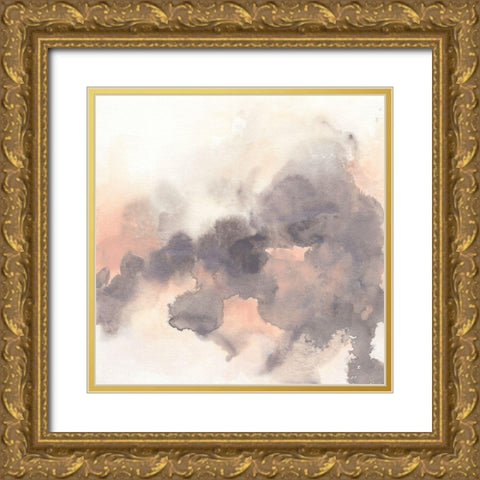 Smoke Surface II Gold Ornate Wood Framed Art Print with Double Matting by Vess, June Erica
