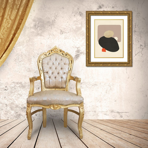 Megalith I Gold Ornate Wood Framed Art Print with Double Matting by Green, Jacob