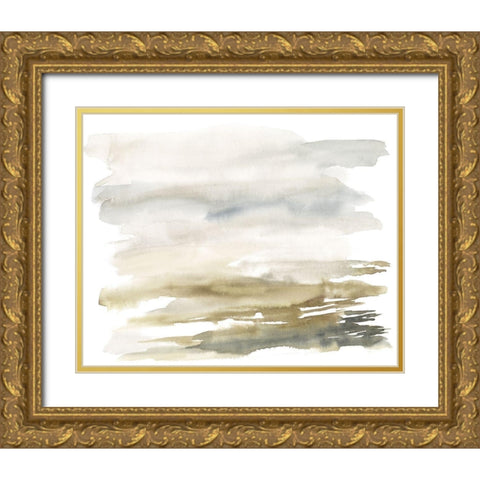 Golden Moor I Gold Ornate Wood Framed Art Print with Double Matting by Goldberger, Jennifer