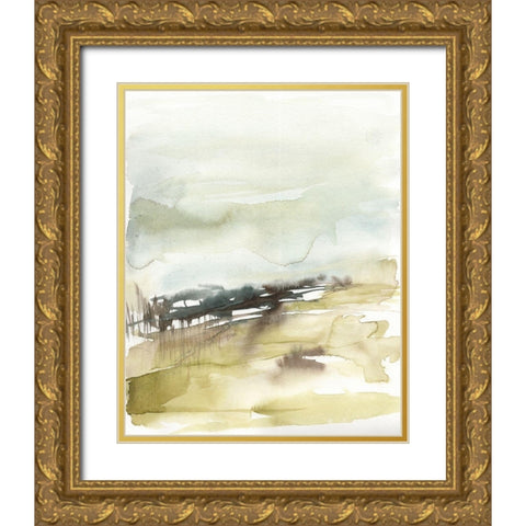 Moody Moor II Gold Ornate Wood Framed Art Print with Double Matting by Goldberger, Jennifer