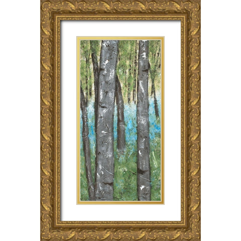 Deep Silence I Gold Ornate Wood Framed Art Print with Double Matting by Reynolds, Jade