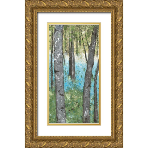 Deep Silence III Gold Ornate Wood Framed Art Print with Double Matting by Reynolds, Jade