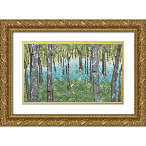 Deep Silence IV Gold Ornate Wood Framed Art Print with Double Matting by Reynolds, Jade