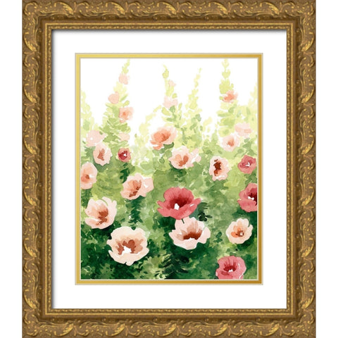 Sunlit Flora II Gold Ornate Wood Framed Art Print with Double Matting by Popp, Grace