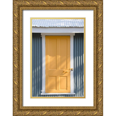 Beachtown Blues IV Gold Ornate Wood Framed Art Print with Double Matting by DeNardo, Laura