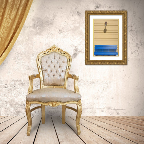 Beachtown Blues V Gold Ornate Wood Framed Art Print with Double Matting by DeNardo, Laura