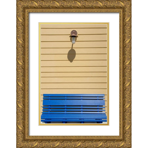 Beachtown Blues V Gold Ornate Wood Framed Art Print with Double Matting by DeNardo, Laura