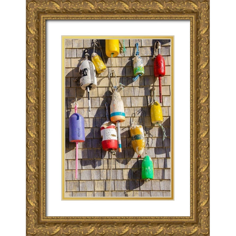 Coastal Trappings II Gold Ornate Wood Framed Art Print with Double Matting by DeNardo, Laura