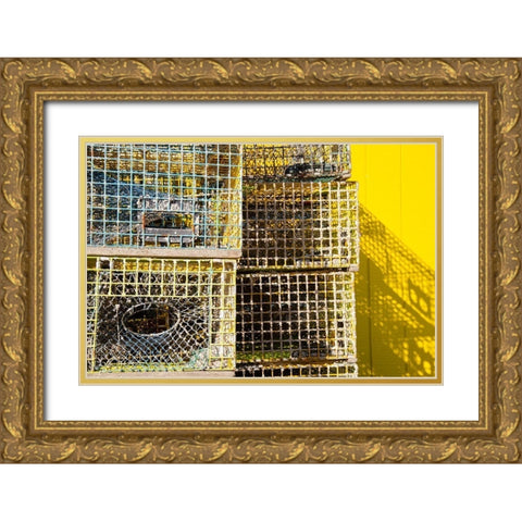 Coastal Trappings IV Gold Ornate Wood Framed Art Print with Double Matting by DeNardo, Laura