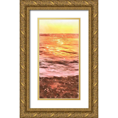 Days End I Gold Ornate Wood Framed Art Print with Double Matting by Saunders, Alonzo