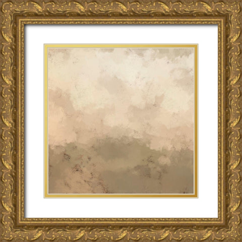 Freeform III Gold Ornate Wood Framed Art Print with Double Matting by Saunders, Alonzo