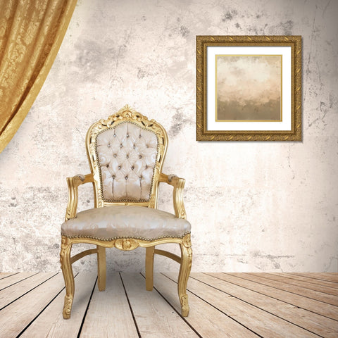 Freeform IV Gold Ornate Wood Framed Art Print with Double Matting by Saunders, Alonzo