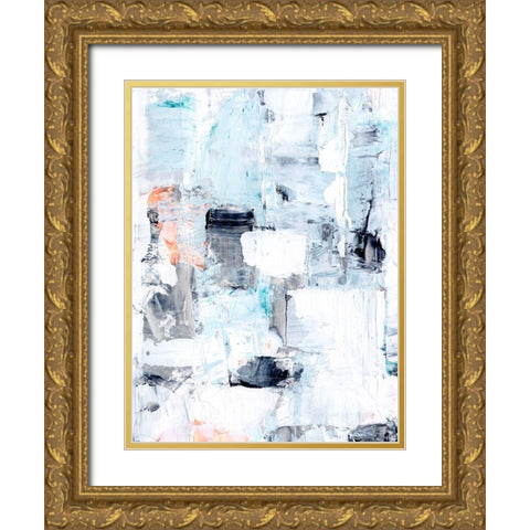 Urban Reflection II Gold Ornate Wood Framed Art Print with Double Matting by Harper, Ethan