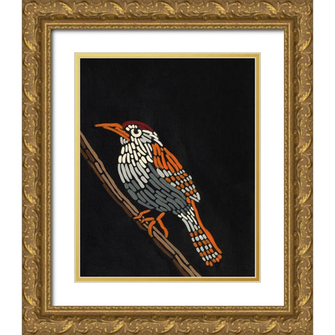 Forest Dweller VIII Gold Ornate Wood Framed Art Print with Double Matting by Moore, Regina