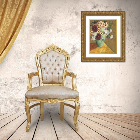 Table Arrangement I Gold Ornate Wood Framed Art Print with Double Matting by Moore, Regina