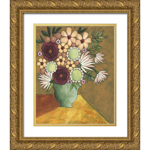 Table Arrangement I Gold Ornate Wood Framed Art Print with Double Matting by Moore, Regina