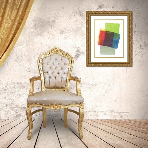 Graphene III Gold Ornate Wood Framed Art Print with Double Matting by Cartissi