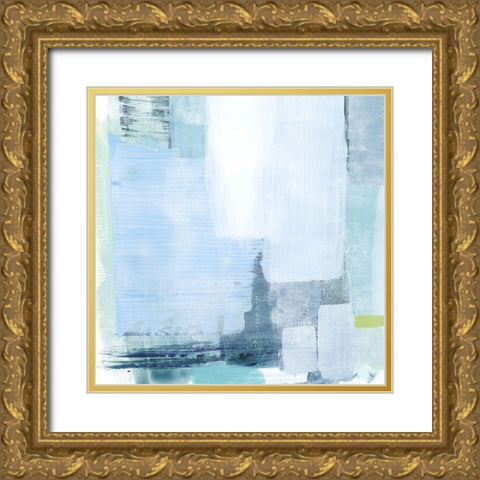 Oceanic Shimmer IV Gold Ornate Wood Framed Art Print with Double Matting by Popp, Grace