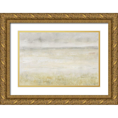 Embellished Squall II Gold Ornate Wood Framed Art Print with Double Matting by OToole, Tim