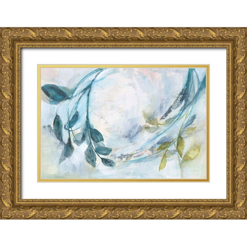 Branches and Shadows I Gold Ornate Wood Framed Art Print with Double Matting by Goldberger, Jennifer