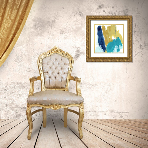 Bottleneck III Gold Ornate Wood Framed Art Print with Double Matting by Vess, June Erica