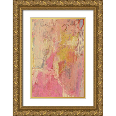 Serry I Gold Ornate Wood Framed Art Print with Double Matting by Jachimiec, Sue